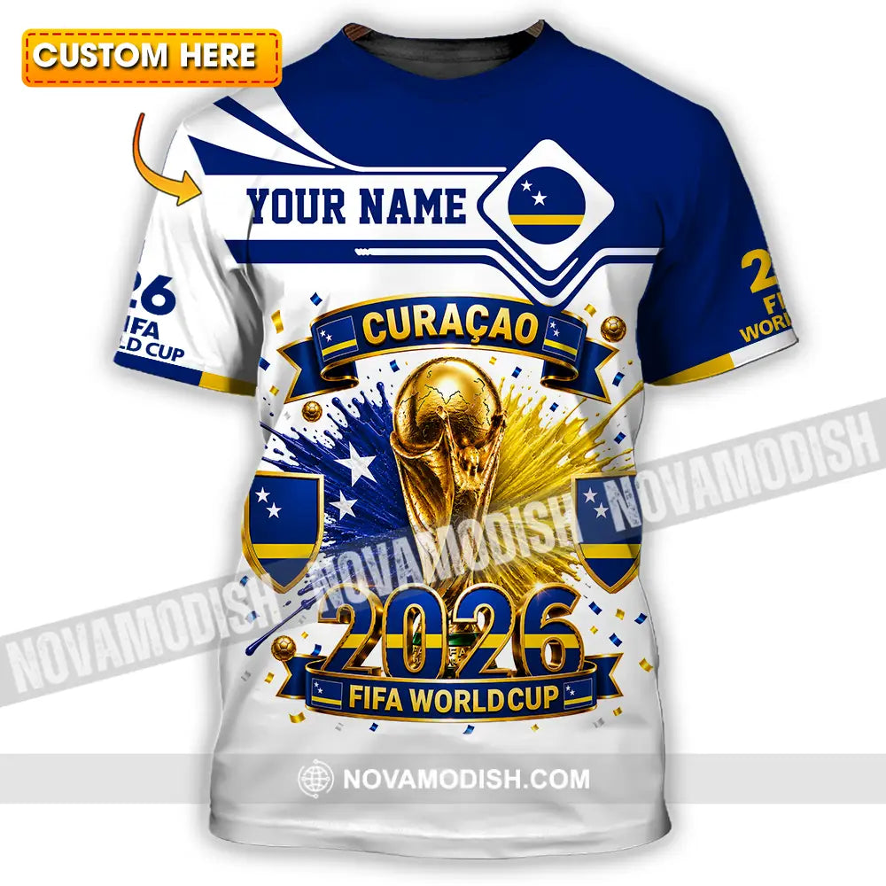 Unisex Shirt - Custom Curacao World Cup 2026 Shirt - T-shirt