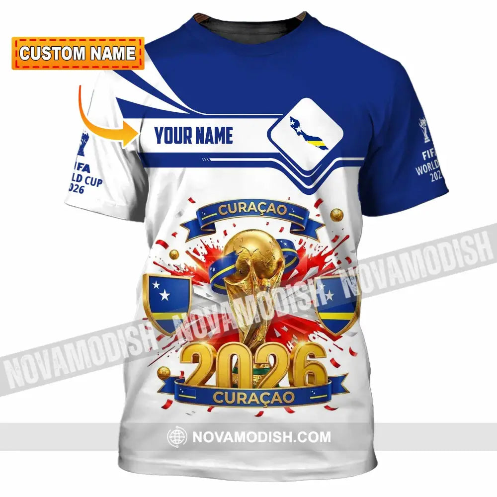 Unisex Shirt - Custom Curacao World Cup 2026 Shirt - T-shirt