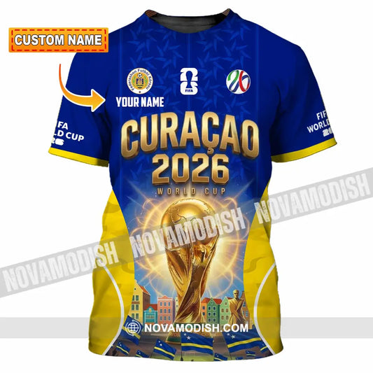 Unisex Shirt - Custom Curacao World Cup 2026 Shirt - T-shirt