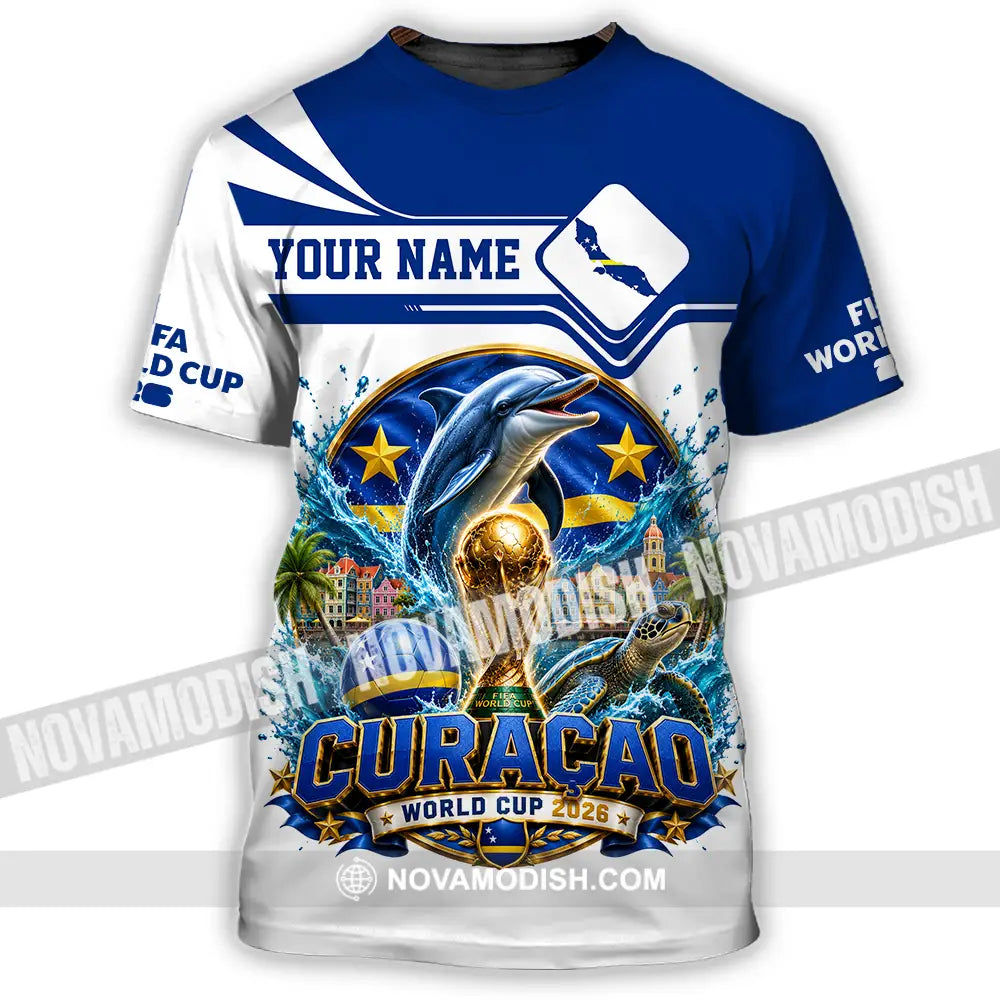 Unisex Shirt - Custom Curacao World Cup 2026 Shirt - T-Shirt / S - T-shirt