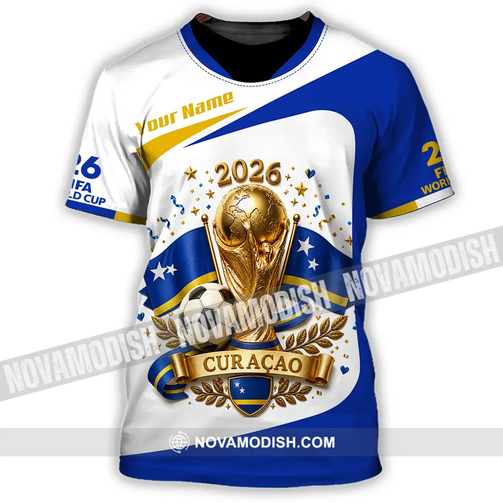 Unisex Shirt - Custom Curacao World Cup 2026 Shirt - T-Shirt / S - T-shirt