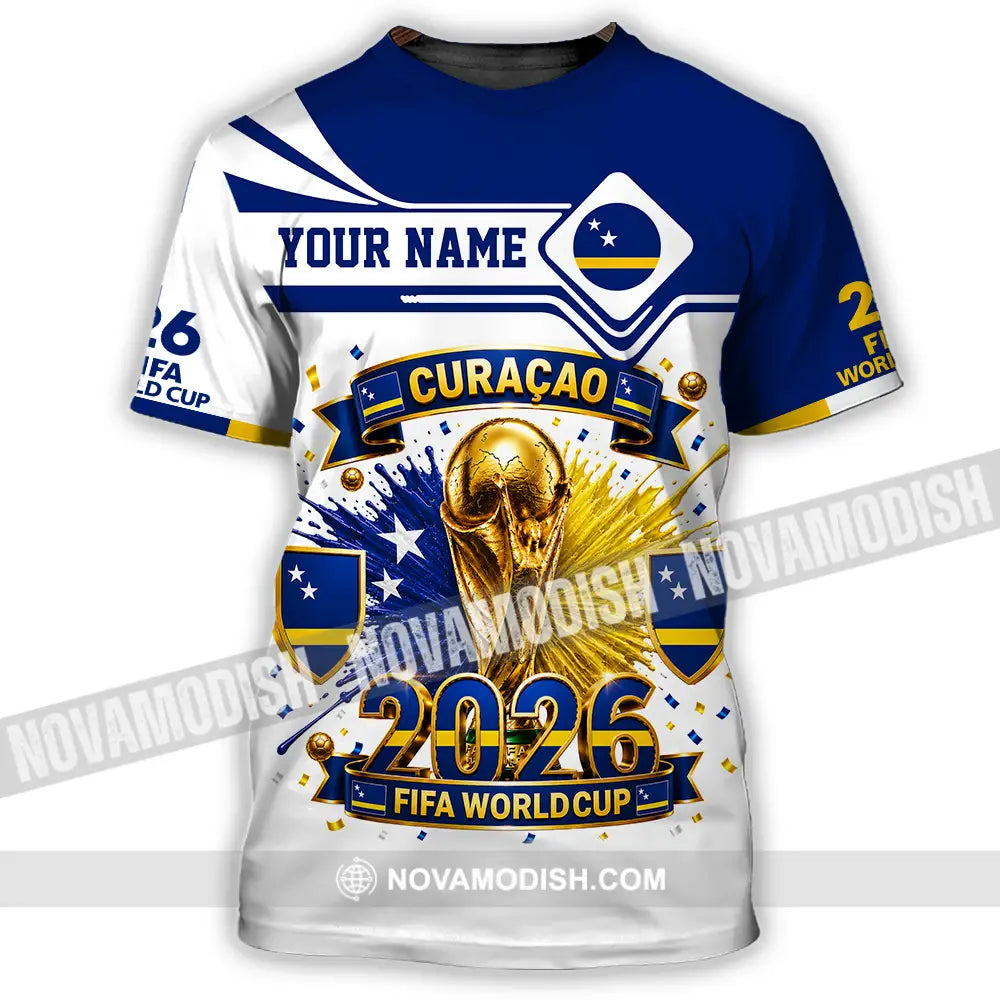 Unisex Shirt - Custom Curacao World Cup 2026 Shirt - T-Shirt / S - T-shirt