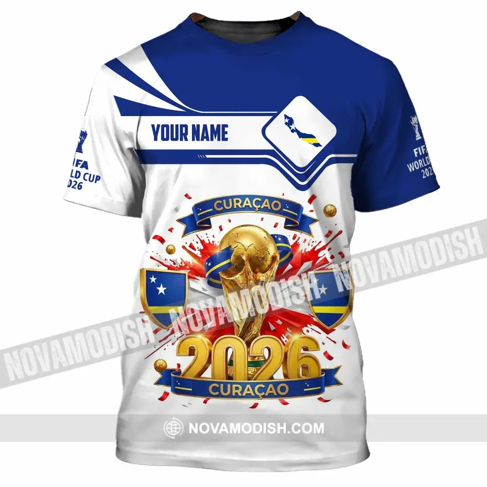 Unisex Shirt - Custom Curacao World Cup 2026 Shirt - T-Shirt / S - T-shirt
