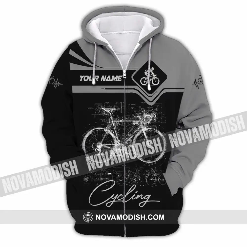 Unisex Shirt - Custom Cycling 3D Shirt - Zipper Hoodie / S - T-shirt