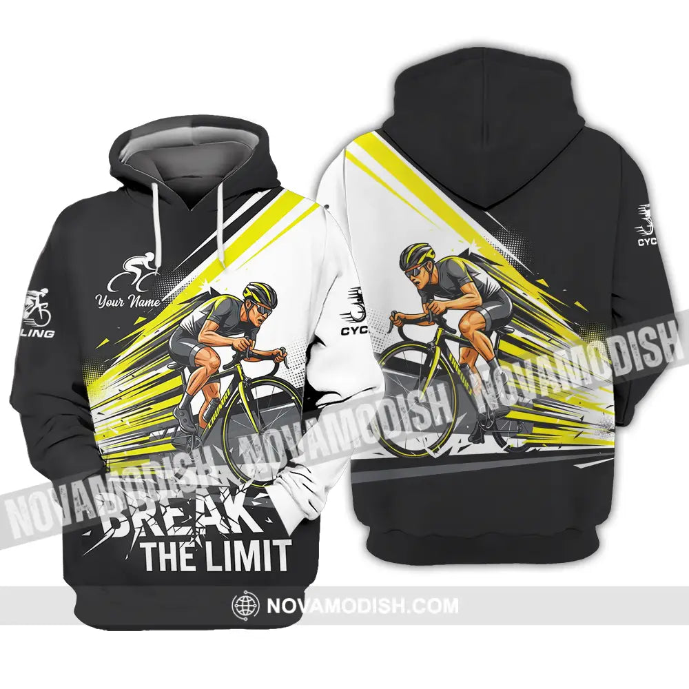 Unisex Shirt - Custom Cycling Break The Limit 3D Shirt - Hoodie / S - T-shirt