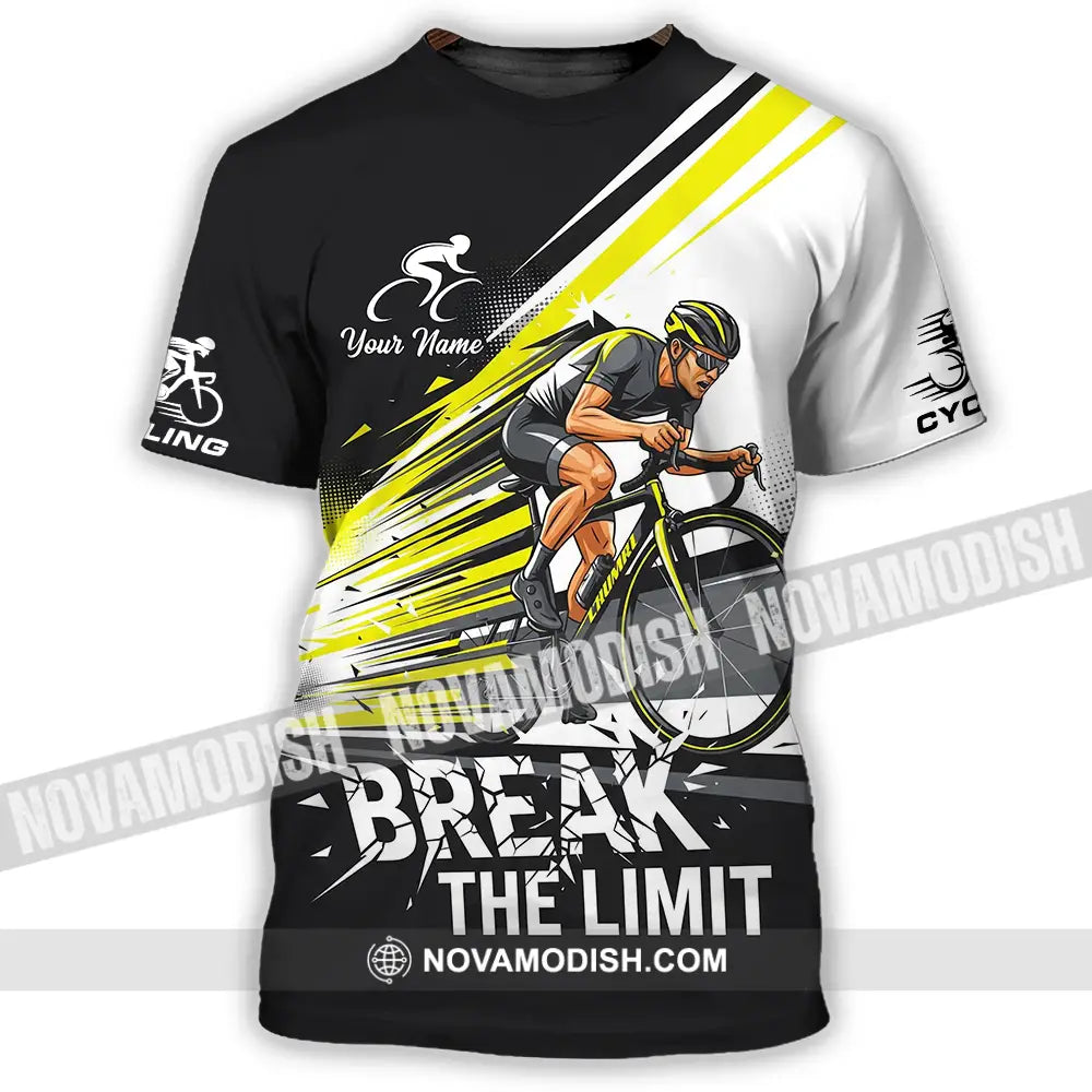 Unisex Shirt - Custom Cycling Break The Limit 3D Shirt - T-shirt
