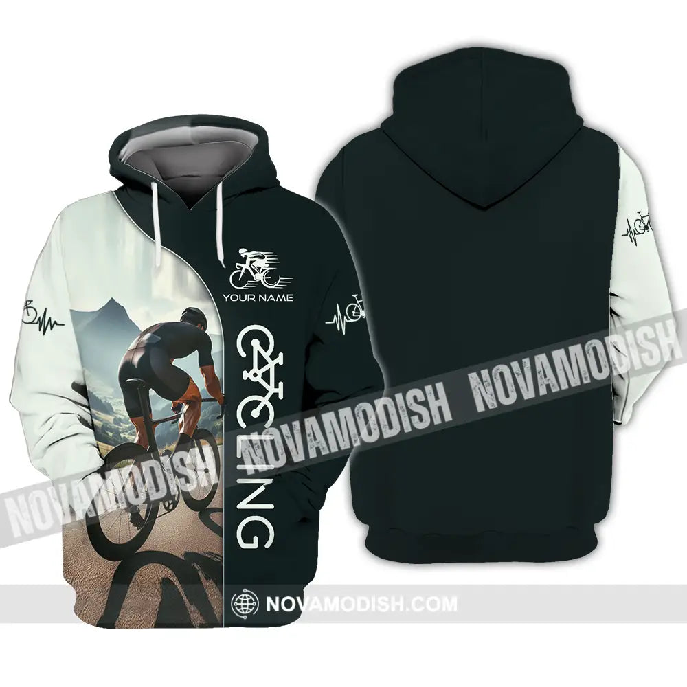 Unisex Shirt - Custom Cycling Lover Shirt Hoodie / S T-shirt