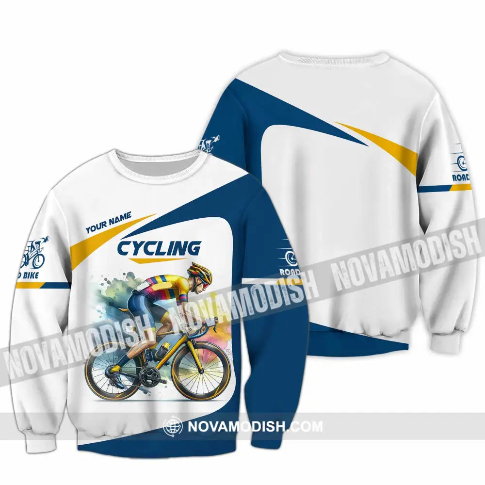 Unisex Shirt - Custom Cycling Lover Shirt Long Sleeve / S T-shirt