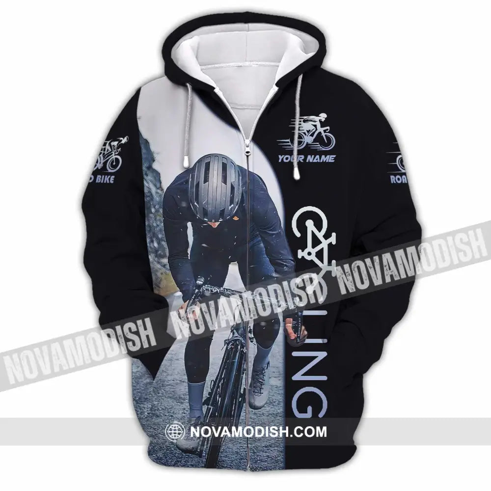 Unisex Shirt - Custom Cycling Player Shirt Zipper Hoodie / S T-shirt