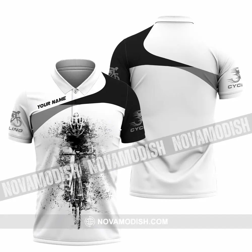 Unisex Shirt - Custom Cycling Shirt Polo Shirt / S T-shirt