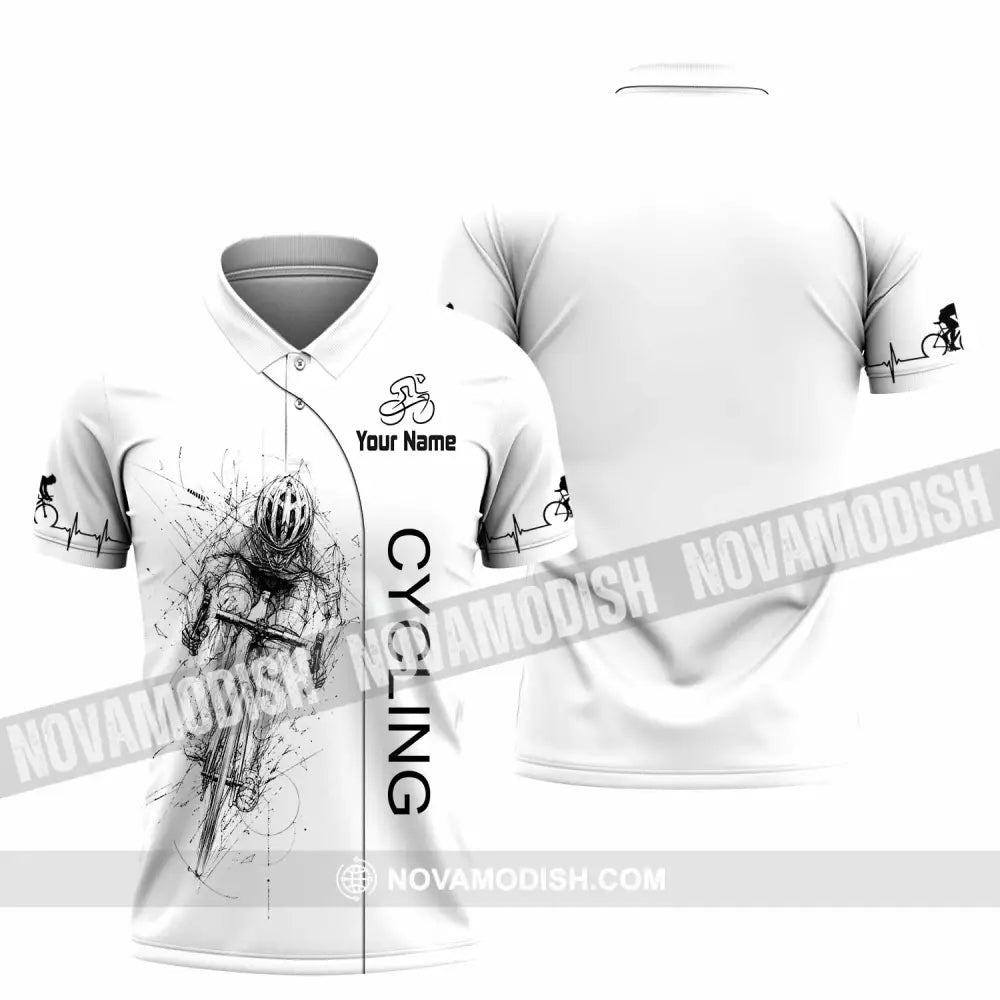 Unisex Shirt - Custom Cycling Shirt - Polo Shirt / S - T-shirt