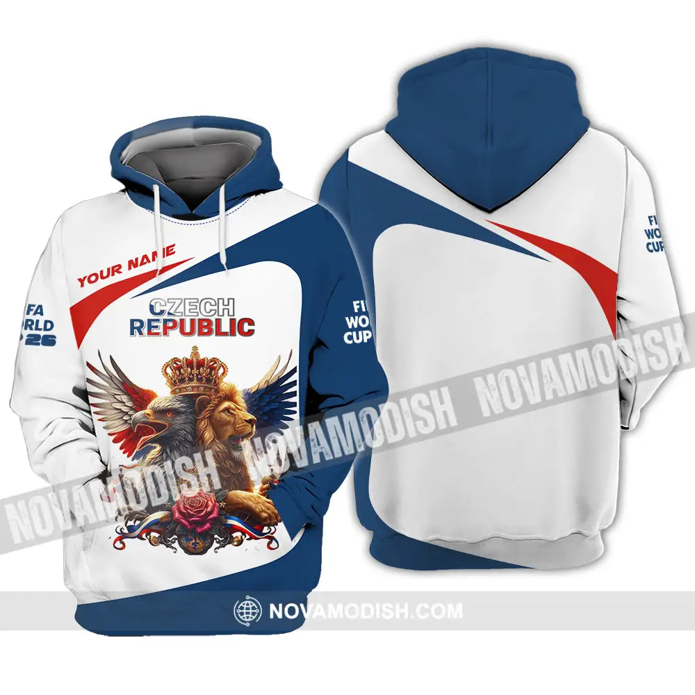 Unisex Shirt - Custom Czech Republic 3D Shirt - Hoodie / S - T-shirt