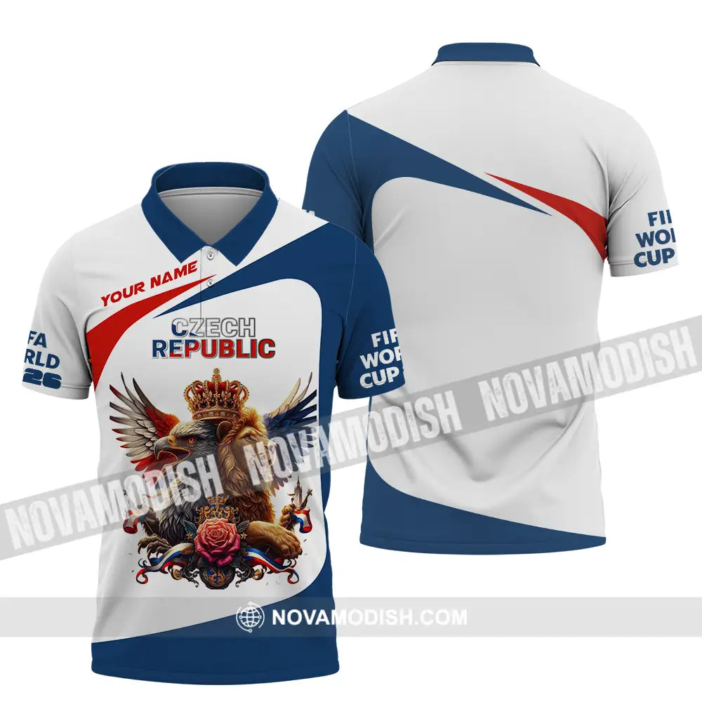 Unisex Shirt - Custom Czech Republic 3D Shirt - Polo Shirt / S - T-shirt