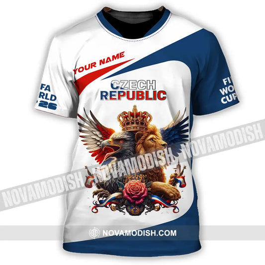 Unisex Shirt - Custom Czech Republic 3D Shirt - T-Shirt / S - T-shirt