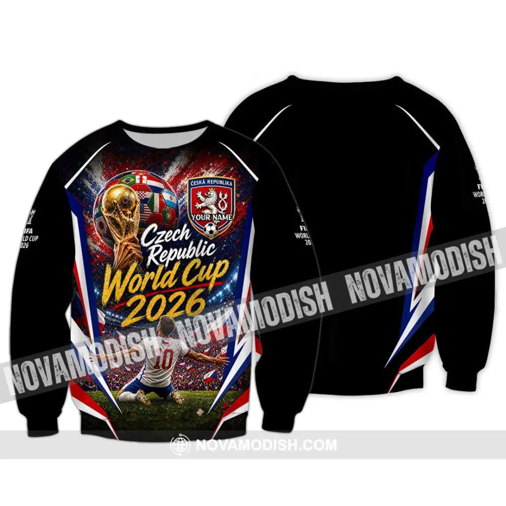 Unisex Shirt - Custom Czech Republic World Cup 2026 Shirt - Long Sleeve / S - T-shirt