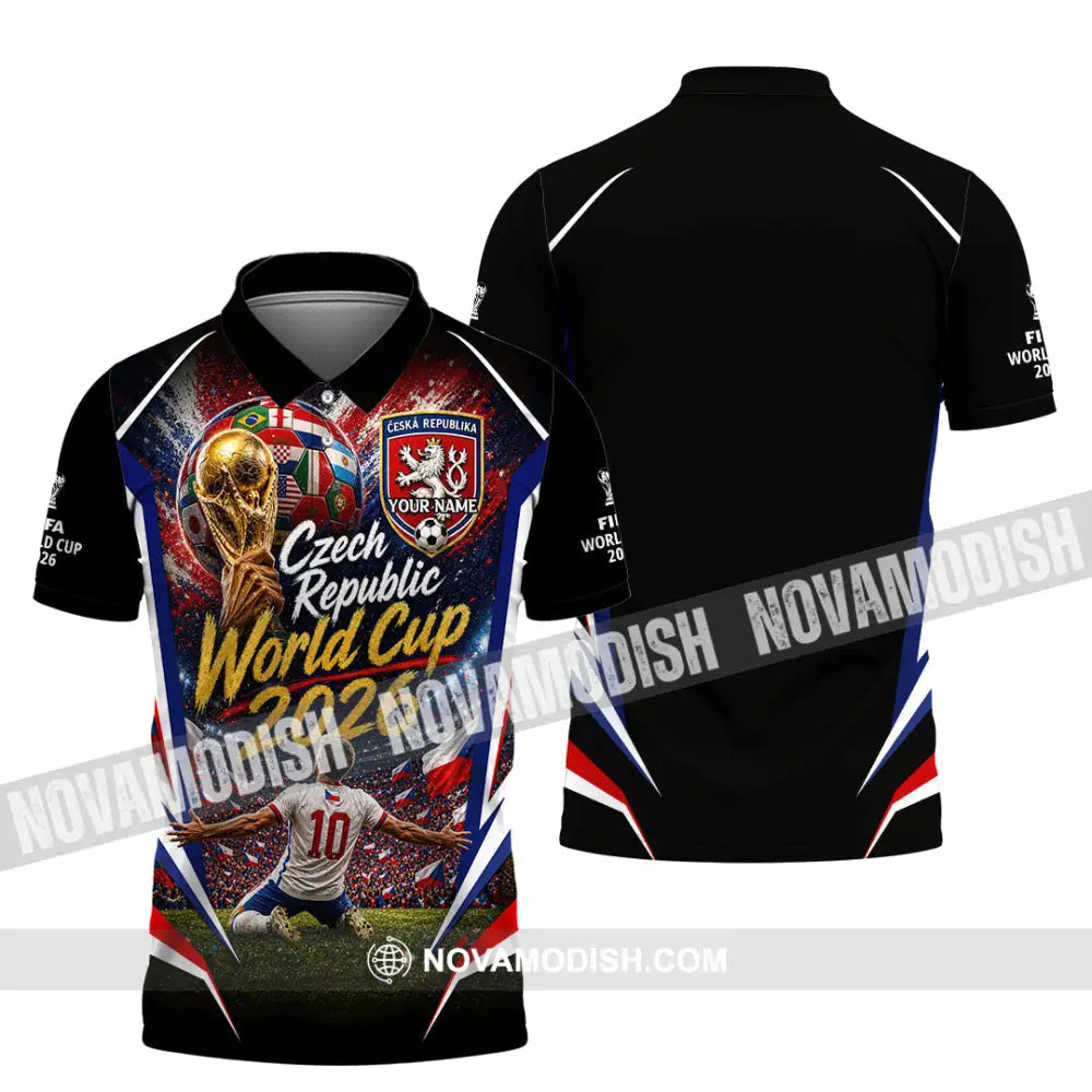 Unisex Shirt - Custom Czech Republic World Cup 2026 Shirt - Polo Shirt / S - T-shirt