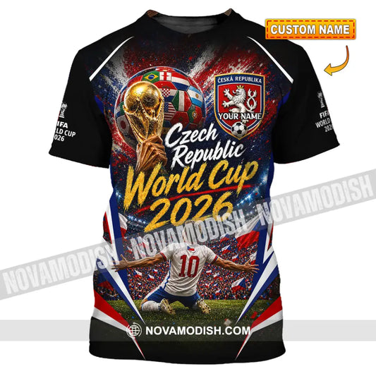 Unisex Shirt - Custom Czech Republic World Cup 2026 Shirt - T-shirt