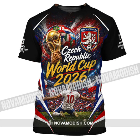 Unisex Shirt - Custom Czech Republic World Cup 2026 Shirt - T-Shirt / S - T-shirt