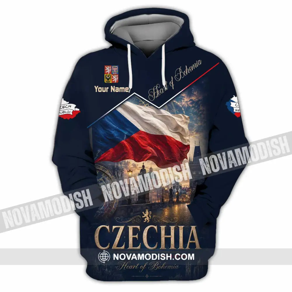 Unisex Shirt - Custom Czechia Shirt - Hoodie / S - T-shirt