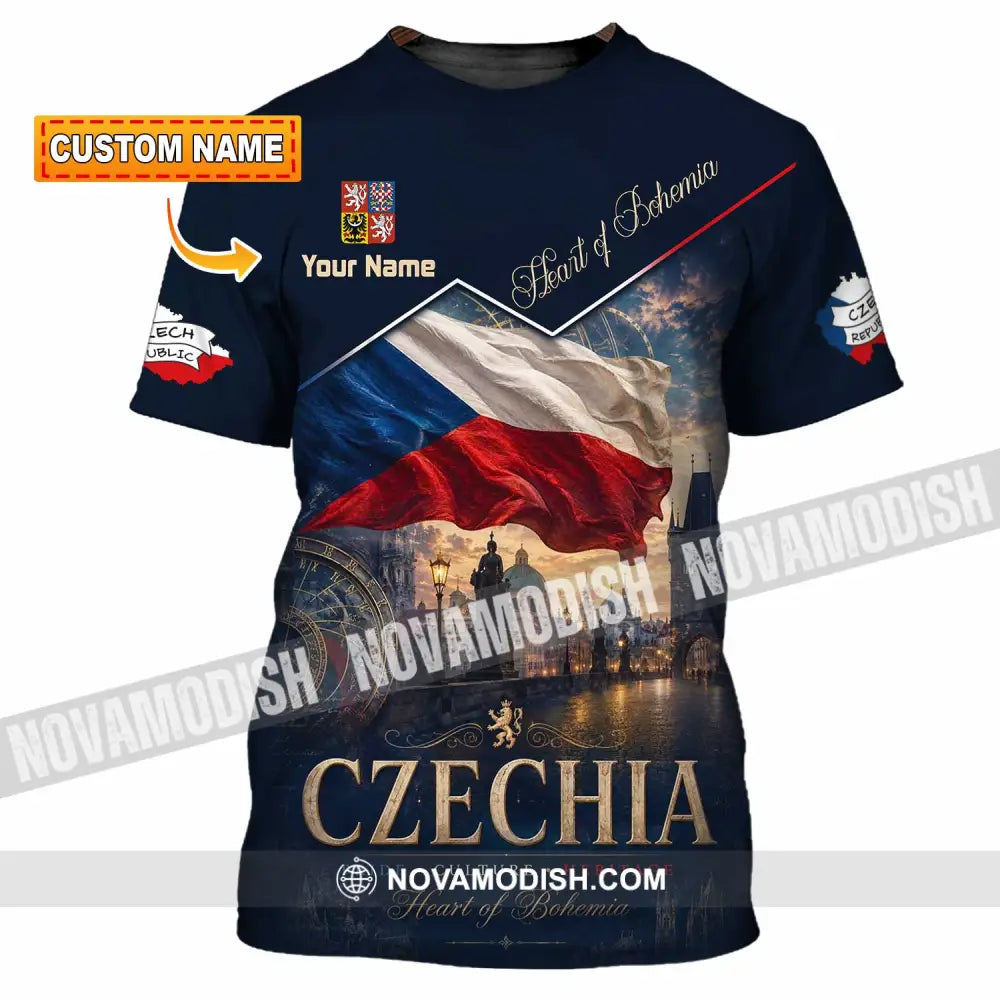 Unisex Shirt - Custom Czechia Shirt - T-shirt