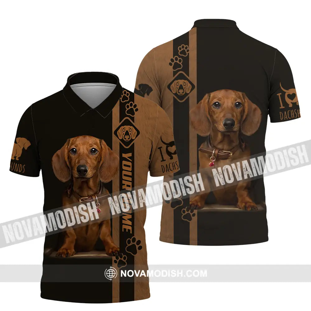 Unisex Shirt - Custom Dachshund Shirt Polo Shirt / S T-shirt