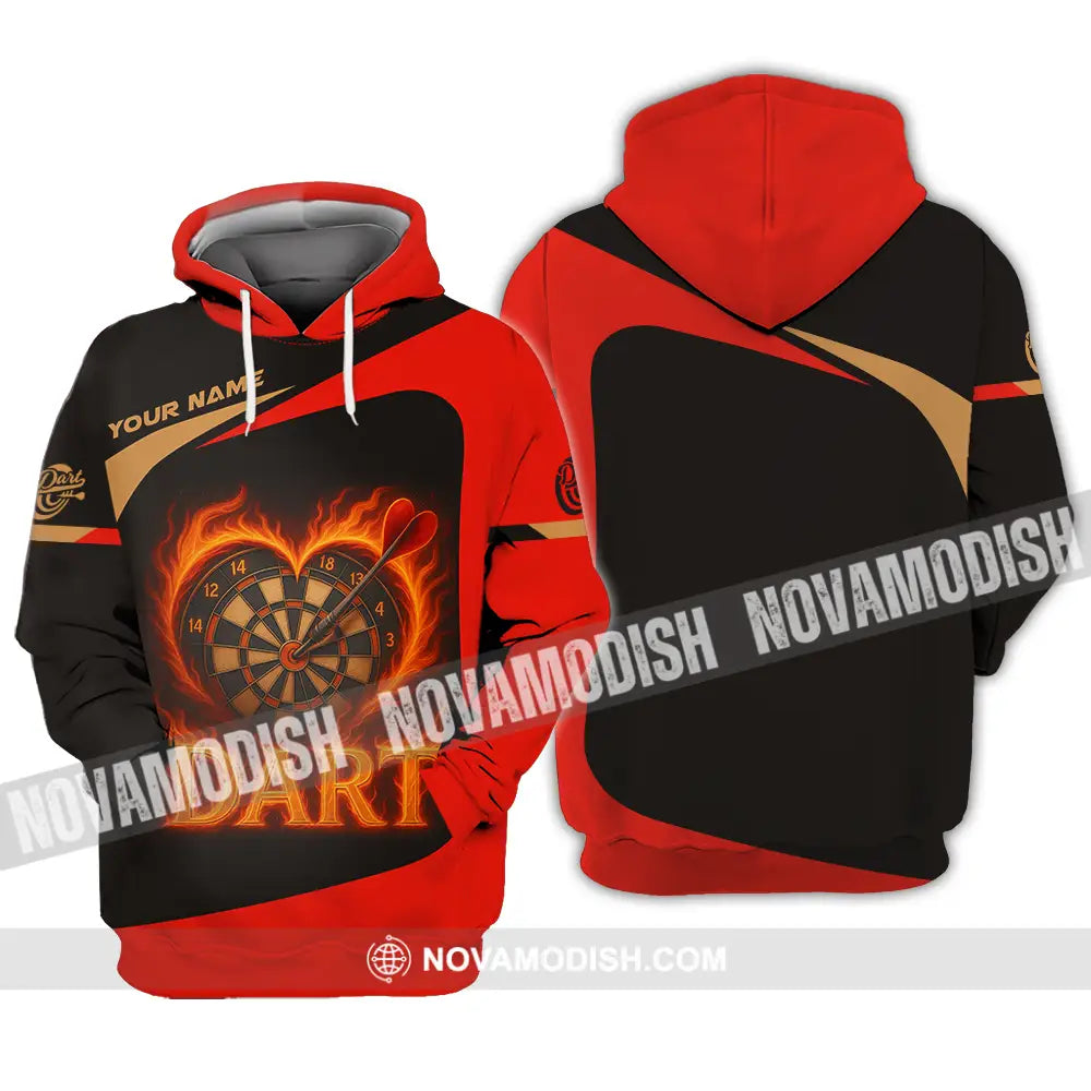 Unisex Shirt - Custom Dart Heart Shirt Hoodie / S T-shirt