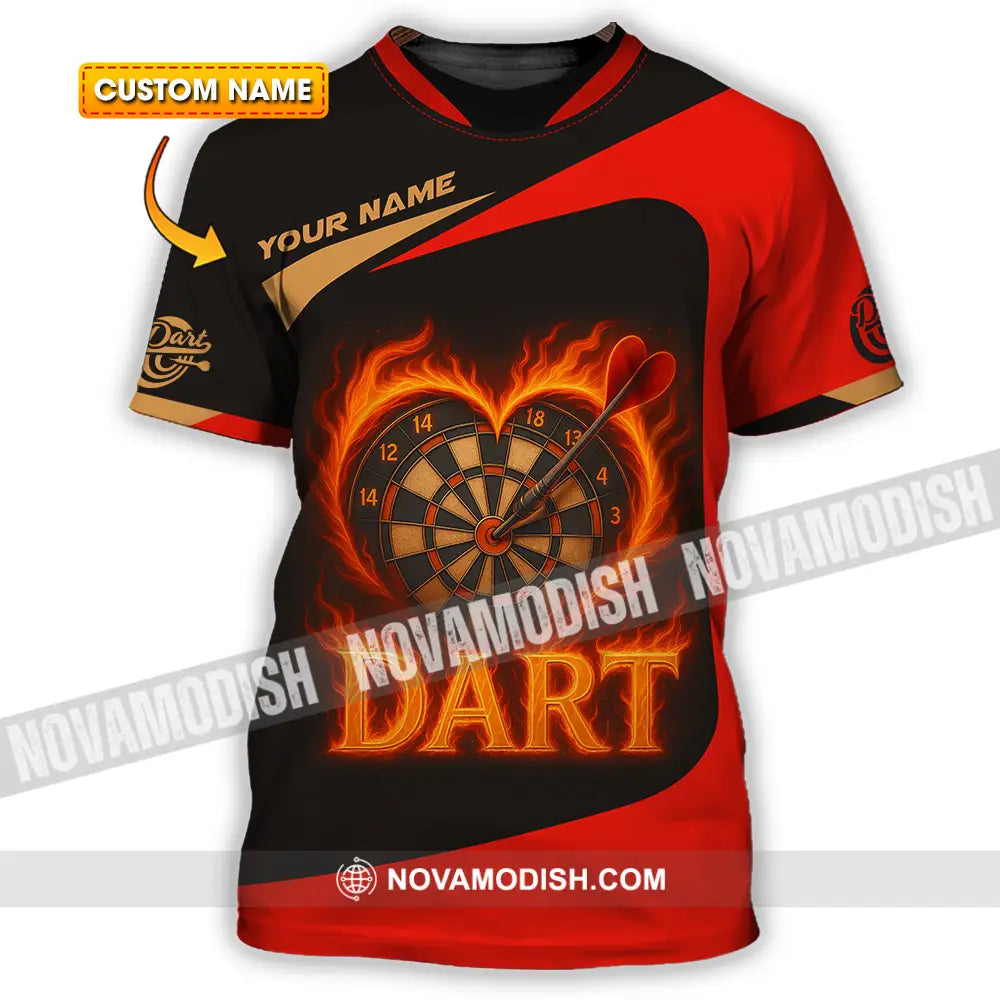 Unisex Shirt - Custom Dart Heart Shirt T-shirt