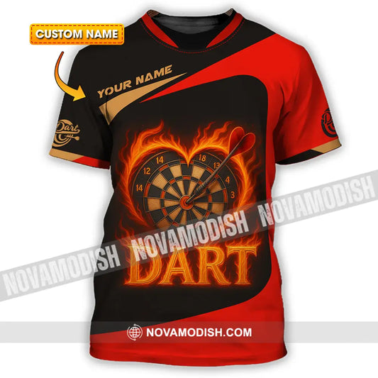 Unisex Shirt - Custom Dart Heart Shirt T-shirt