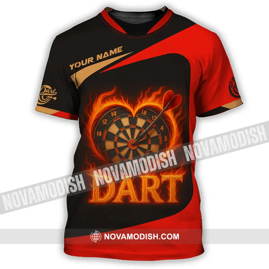 Unisex Shirt - Custom Dart Heart Shirt T-Shirt / S T-shirt