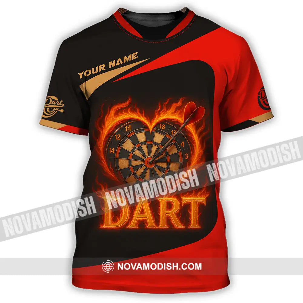 Unisex Shirt - Custom Dart Heart Shirt T-Shirt / S T-shirt