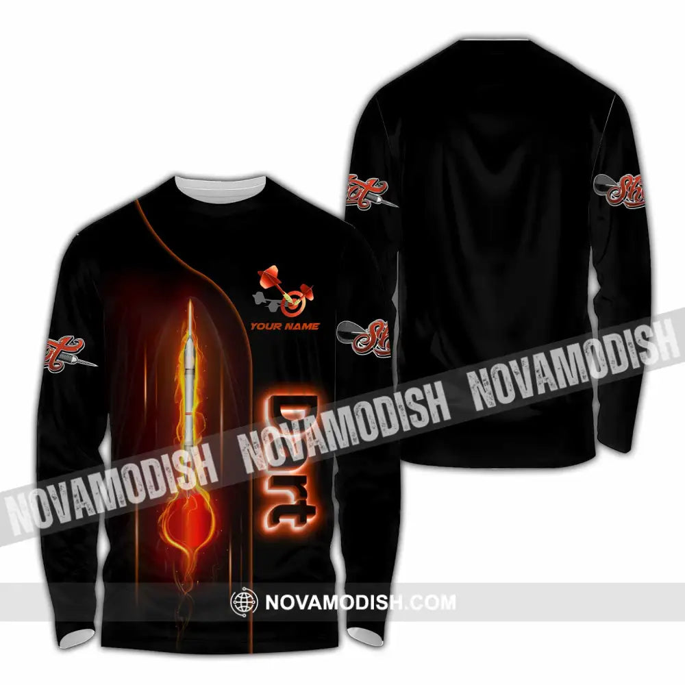 Unisex Shirt - Custom Dart Sport Shirt Long Sleeve Shirt / S T-shirt