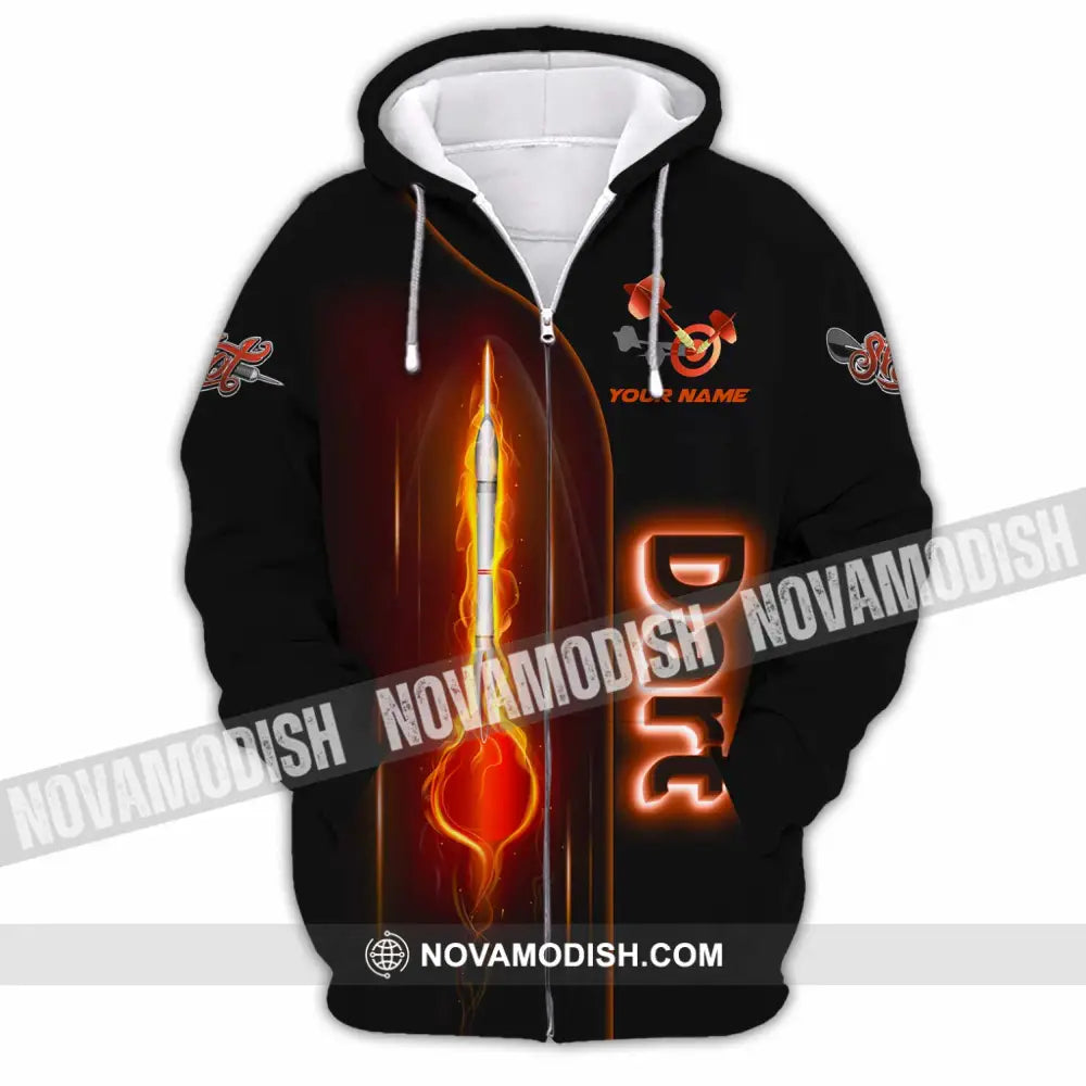 Unisex Shirt - Custom Dart Sport Shirt Zipper Hoodie / S T-shirt