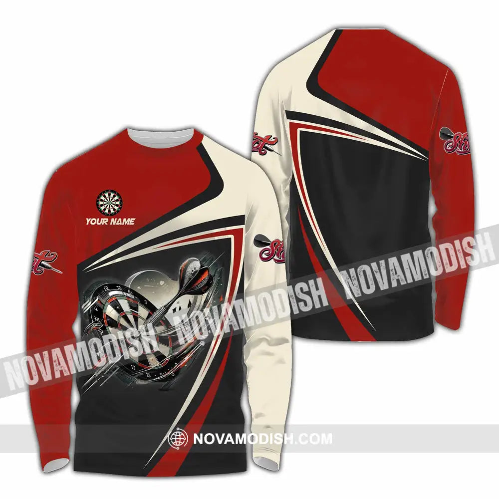 Unisex Shirt - Custom Darts 3D Shirt Long Sleeve Shirt / S T-shirt
