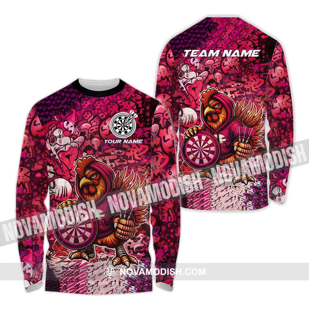 Unisex Shirt - Custom Darts 3D Shirt Long Sleeve Shirt / S T-shirt