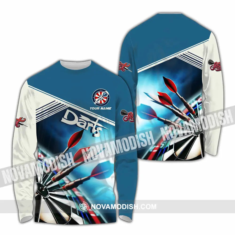 Unisex Shirt - Custom Darts 3D Shirt Long Sleeve Shirt / S T-shirt