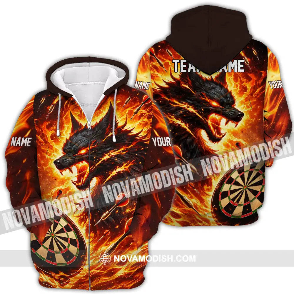 Unisex Shirt - Custom Darts 3D Shirt Zipper Hoodie / S T-shirt