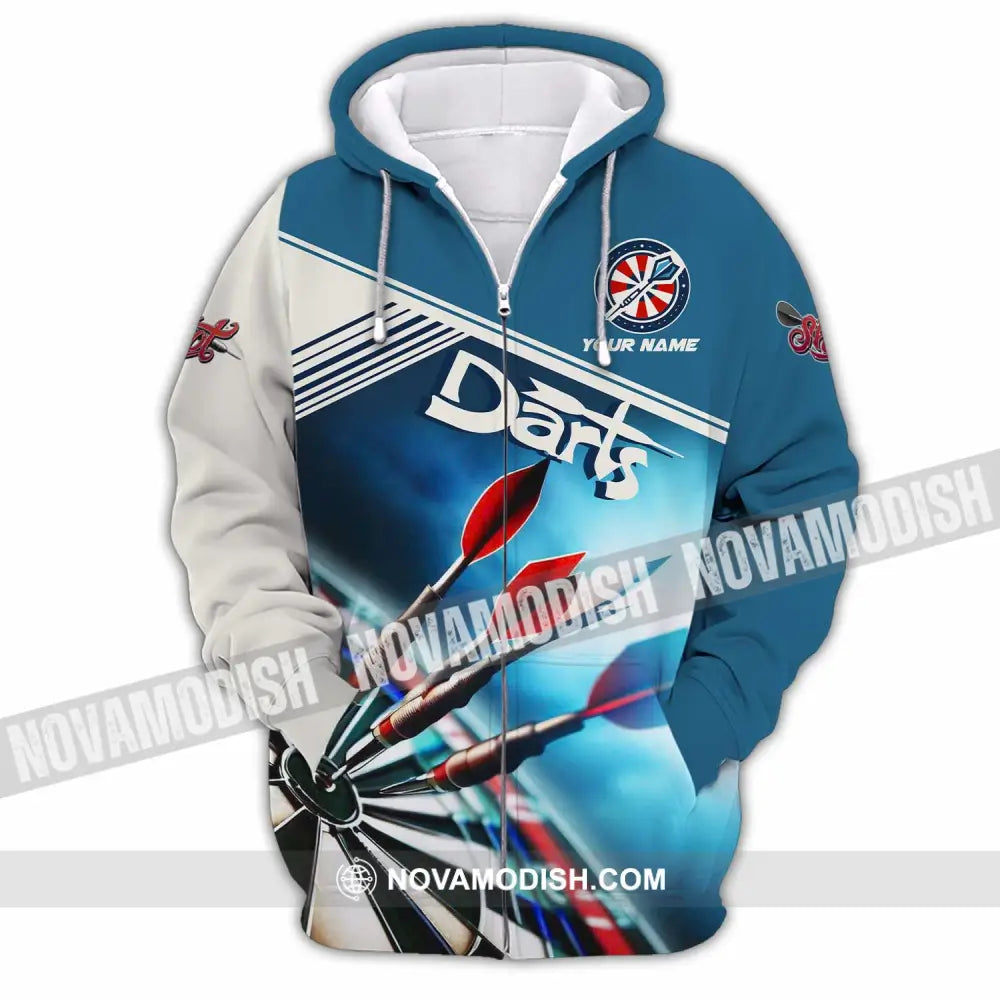 Unisex Shirt - Custom Darts 3D Shirt Zipper Hoodie / S T-shirt