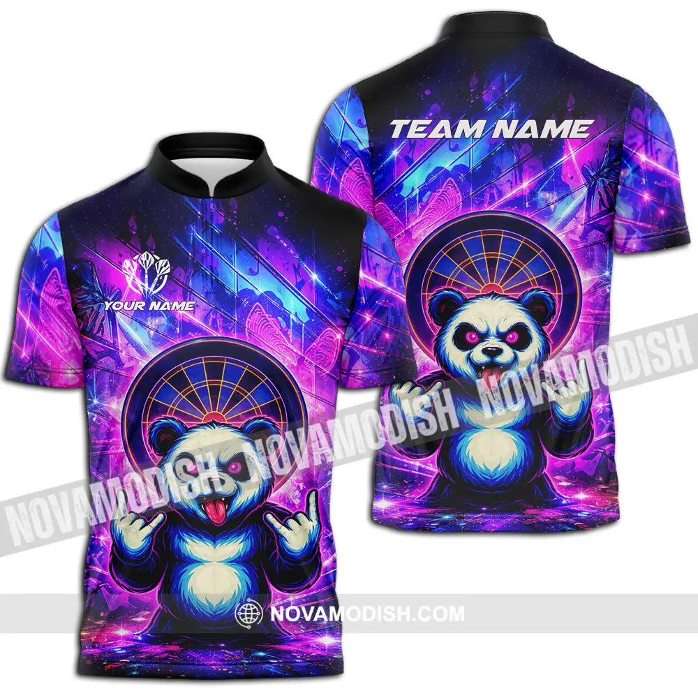 Unisex Shirt - Custom Darts 3D Shirt Zipper Polo Shirt / S T-shirt