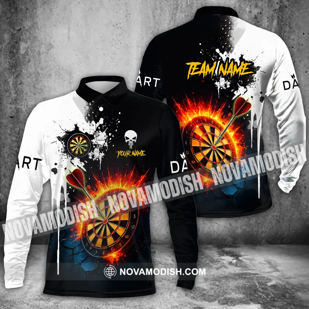 Unisex Shirt - Custom Darts Shirt Long Sleeve Polo / S T-shirt