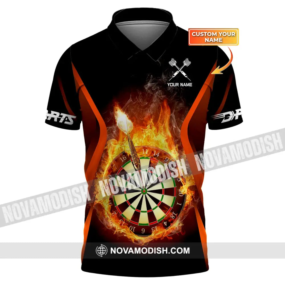 Unisex Shirt Custom Darts Polo Hoodie Team T-Shirt Gift For Players / S