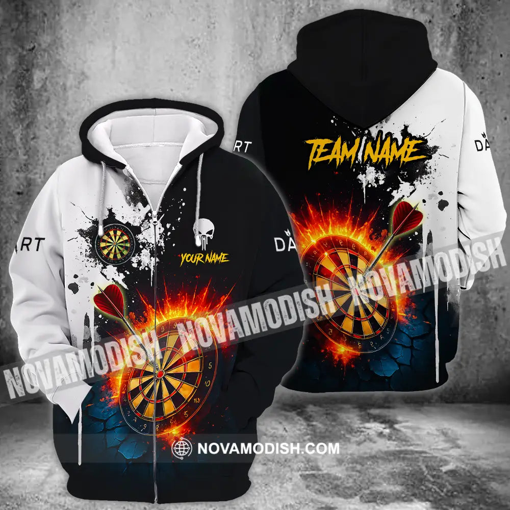 Unisex Shirt - Custom Darts Shirt Zipper Hoodie / S T-shirt