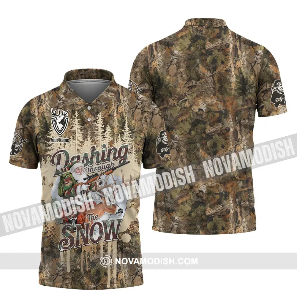 Unisex Shirt - Custom Dashing Through The Snow Shirt Polo Shirt / S T-shirt