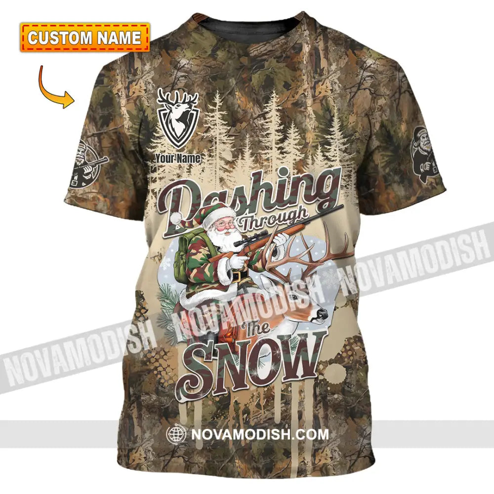Unisex Shirt - Custom Dashing Through The Snow Shirt T-shirt