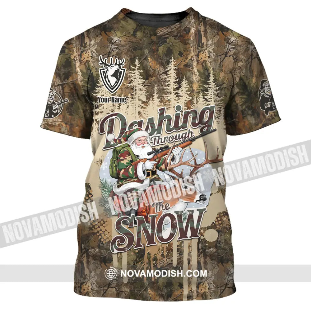 Unisex Shirt - Custom Dashing Through The Snow Shirt T-Shirt / S T-shirt
