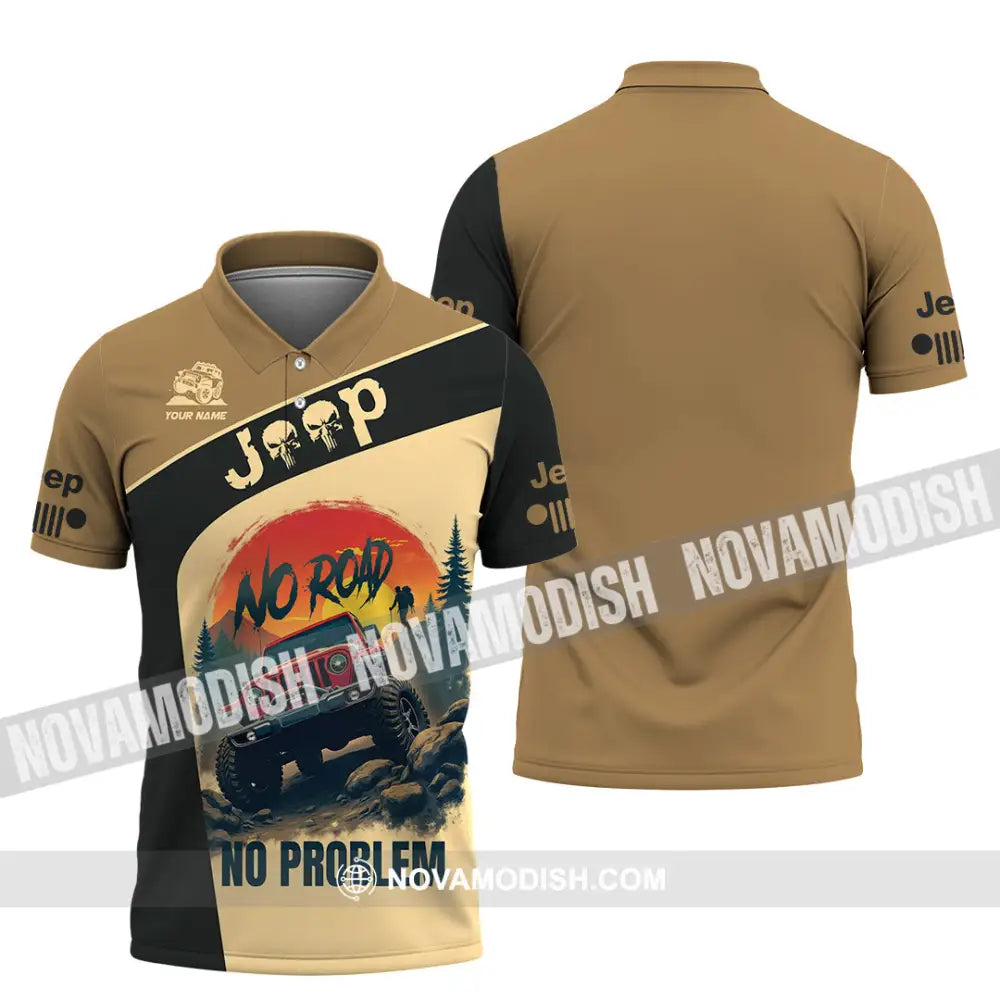 Unisex Shirt - Custom Deep No Road No Problem Shirt Polo Shirt / S T-shirt