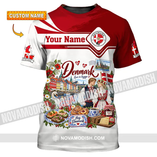 Unisex Shirt - Custom Denmark Shirt - T-shirt
