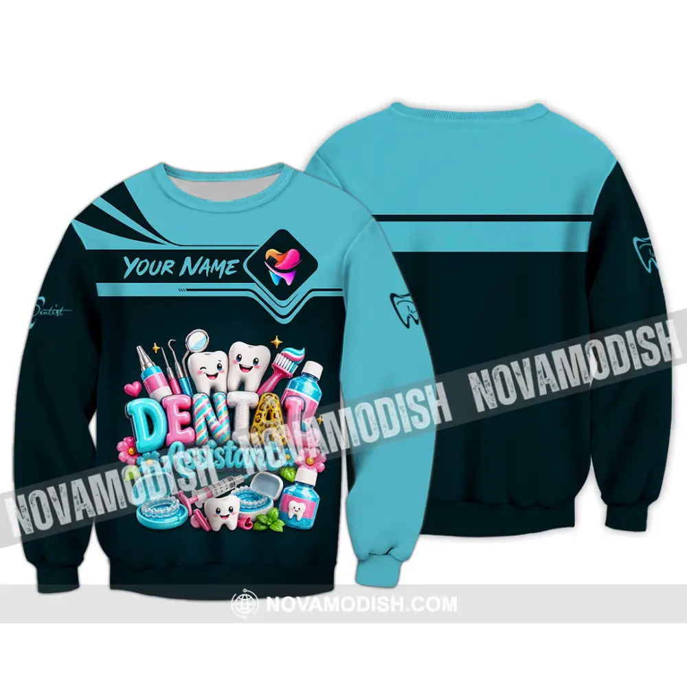 Unisex Shirt - Custom Dental Assistant Shirt - Long Sleeve / S - T-shirt