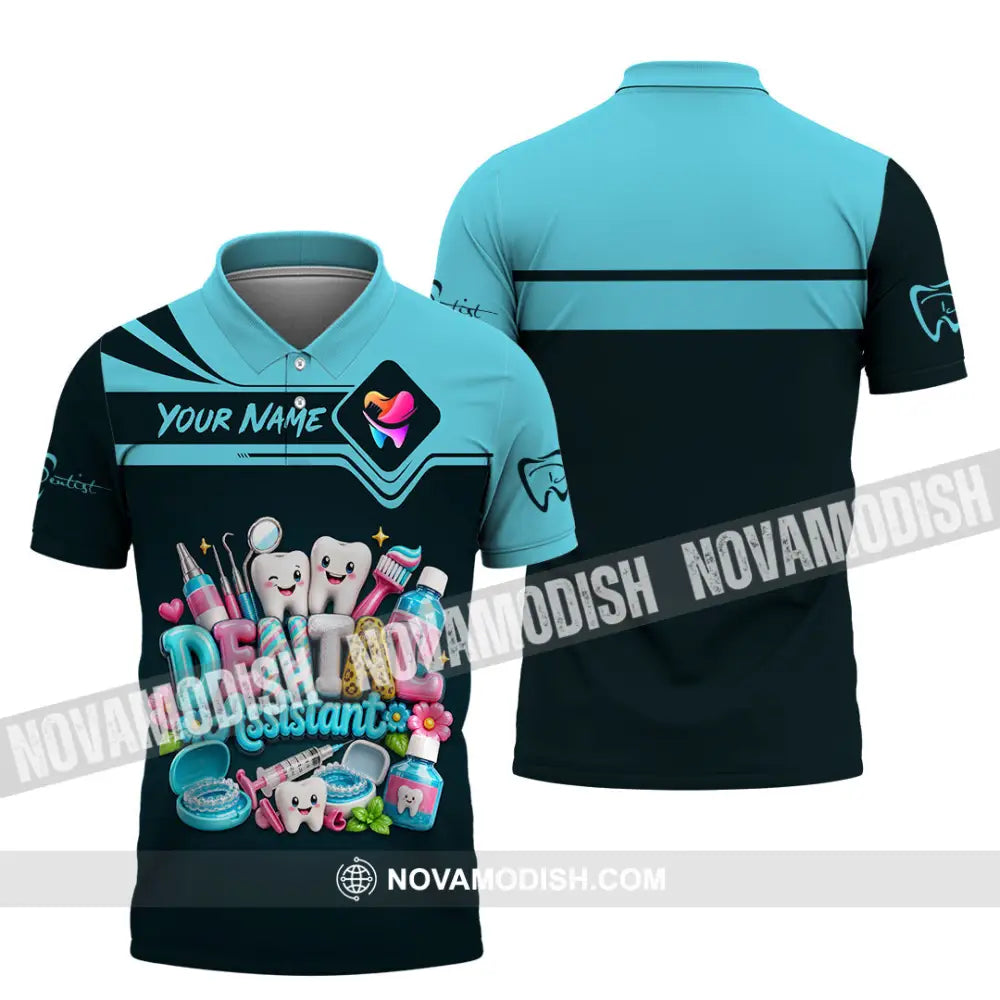 Unisex Shirt - Custom Dental Assistant Shirt - Polo Shirt / S - T-shirt