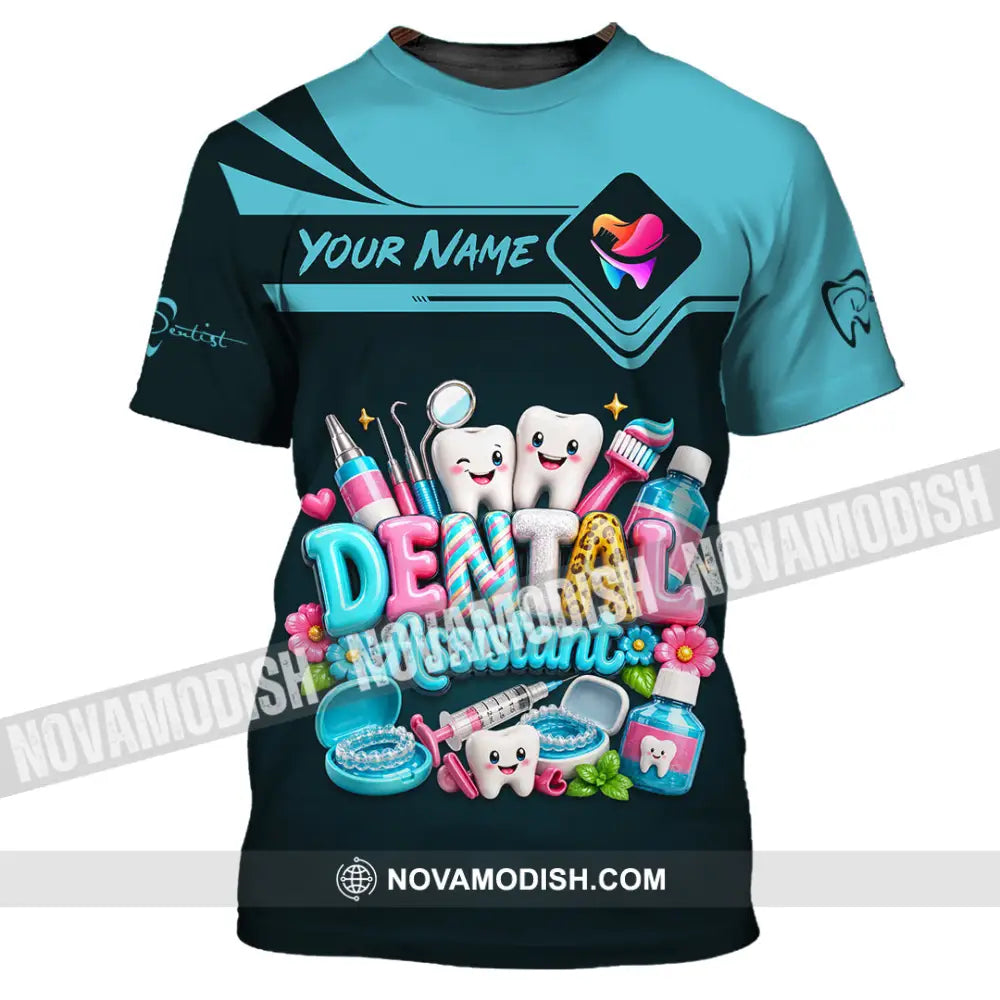 Unisex Shirt - Custom Dental Assistant Shirt - T-Shirt / S - T-shirt