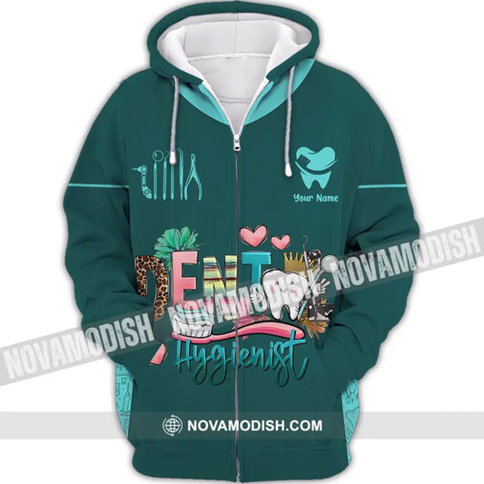 Unisex Shirt - Custom Dental Hygienist Shirt - Zipper Hoodie / S - T-shirt